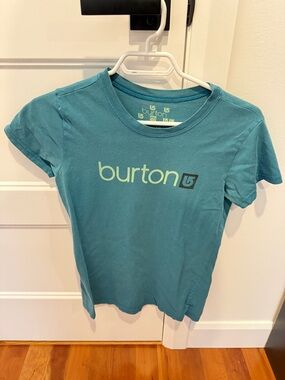 Burton Women's Teal Logo Short Sleeve Tee
